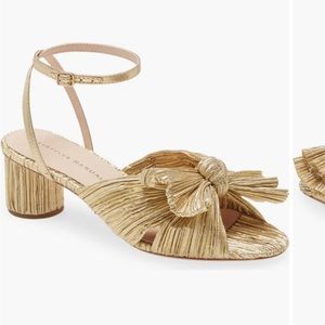 NWT Loeffler Randall Dahlia Ankle Strap Knotted Sandal